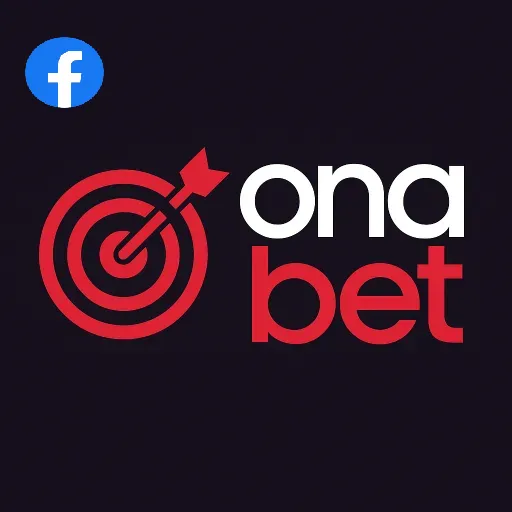 Imagem promovendo a página oficial da onabet no Facebook